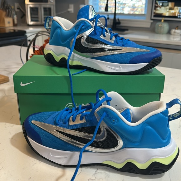 Nike sneakers. Fun colors.  Very comfortable. Never been worn. - Picture 2 of 4